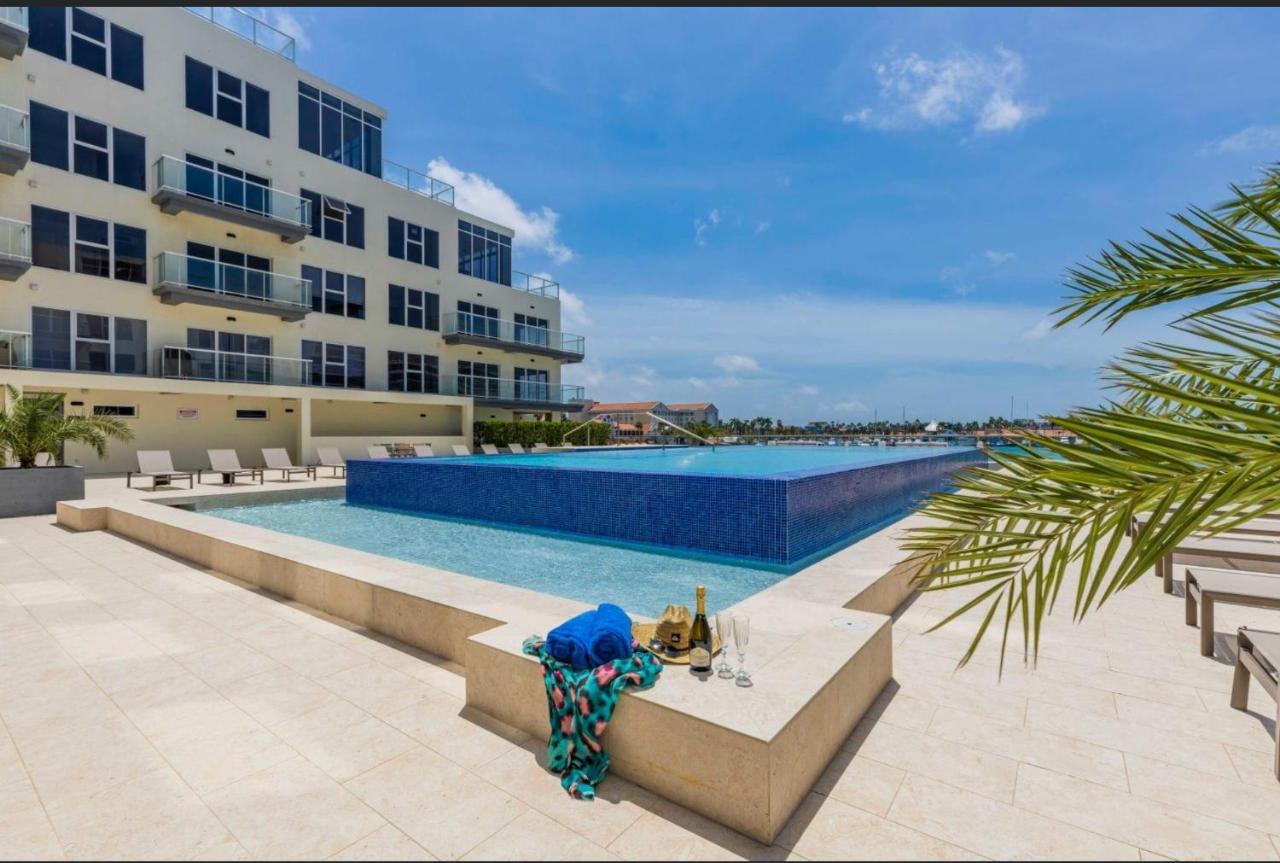 Ocean View Condo Overlooking The Caribbean Sea オラニエスタッド エクステリア 写真