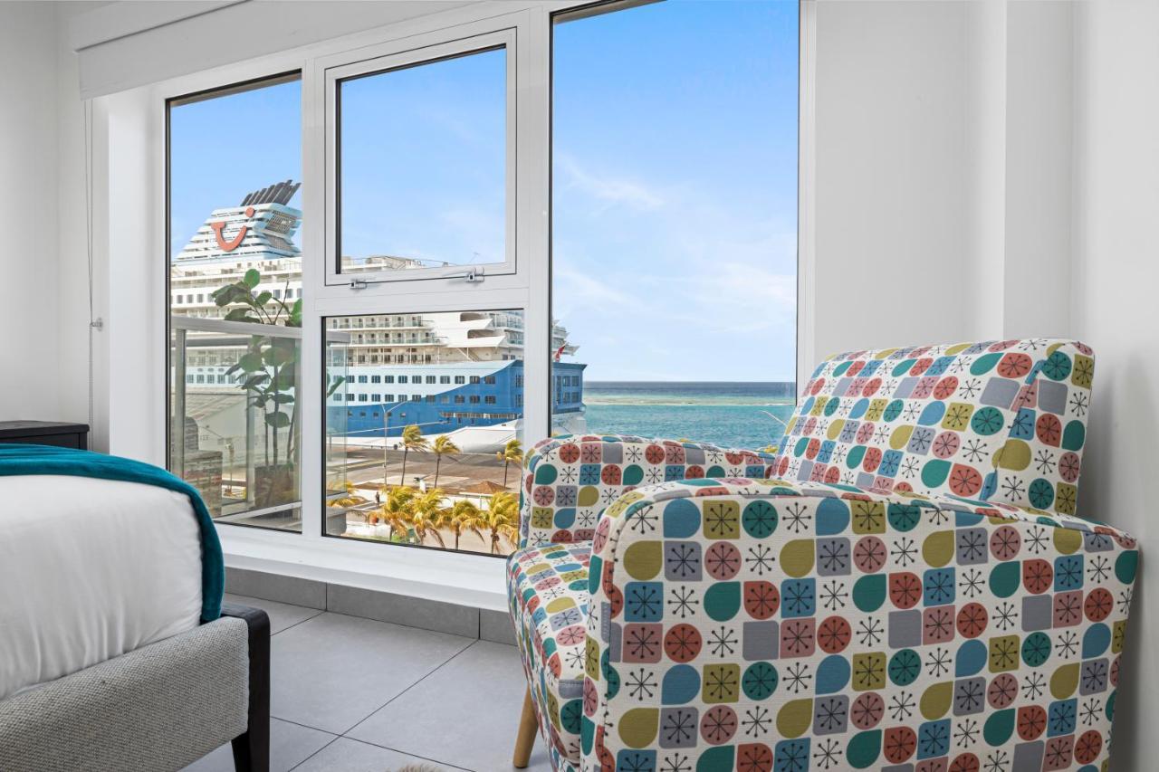 Ocean View Condo Overlooking The Caribbean Sea オラニエスタッド エクステリア 写真